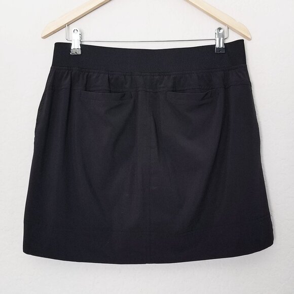 Athleta Midtown Skort Black Size 10 Inner Shorts A Line Athleisure Sporty Active - Picture 5 of 15